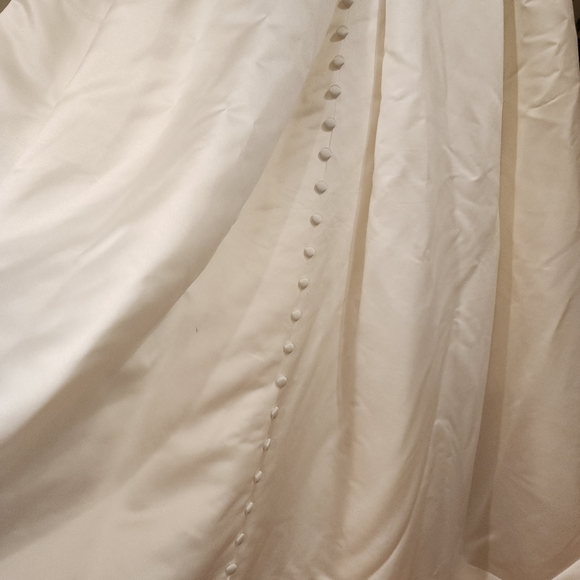 CASABLANCA ivory Bride Strappless Wedding Dress Size 4 - Picture 15 of 16